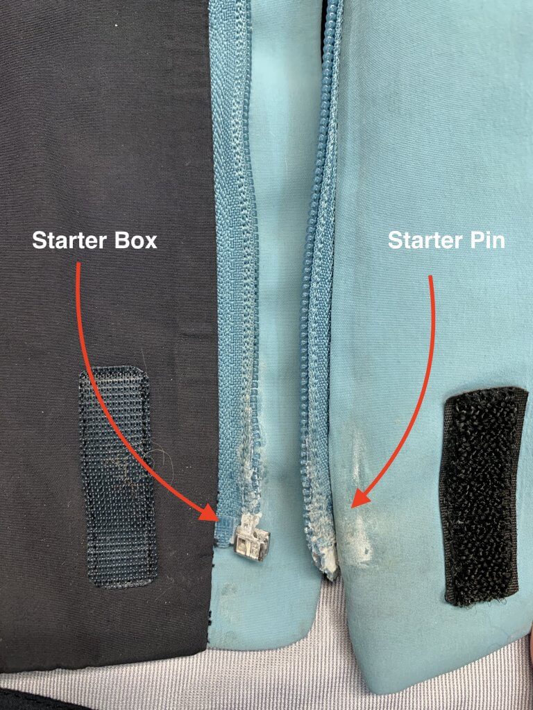 Zipper repair on an Eddie Bauer down jacket? : r/myog