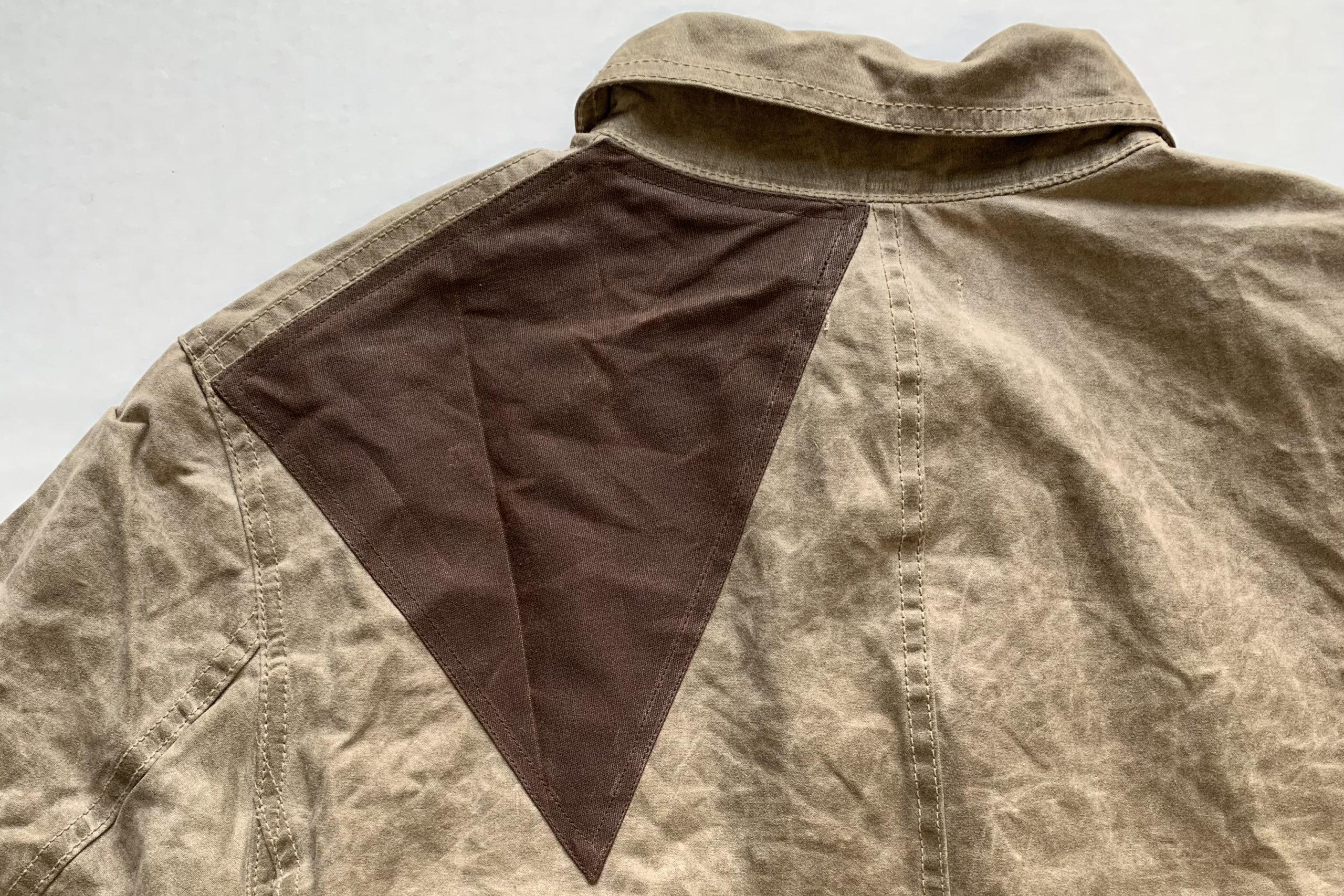 waxed canvas jacket patchh